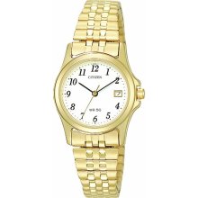 Citizen Ladies Gold Tone Quartz Expander EM5272-61A Watch