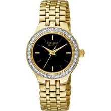 Citizen Ladies Quartz Elegant Swarovski Watch Ej6042-56e