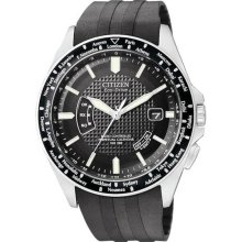 Citizen Men's Atomic Perpetual Calendar Stainless Steel World Time AT CB0020-09E