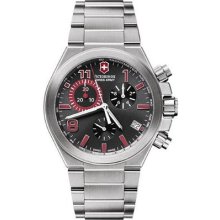 Convoy Quartz Chronograph Red Hands Stainless Steel