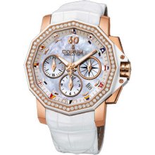 Corum Admiral's Cup 40mm Chrono Diamond Watch 984.970.85/0089 PN14