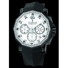 Corum Admiral's Cup 40mm Chrono Diamond Watch 984.970.97/F371 AA32