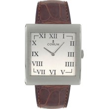 Corum Buckingham Steel Brown Mens Watch 157 181 20 0002 BA42