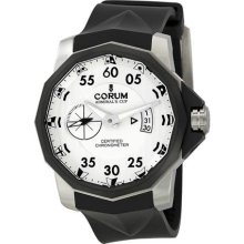 Corum Men's Admirals Cup Silver Dial Watch 947.951.94 0371 AK14