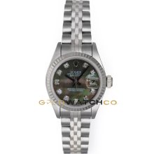 Datejust 69174 Steel Jubilee Band Fluted Bezel MOP Diamond Dial