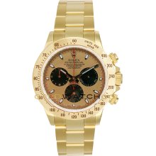 Daytona 18K Yellow Gold 116528 Champagne Panda Dial