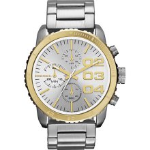 Diesel DZ5321 Men's Gold Tone Bezel Stainless Steel Bracelet Chronogra