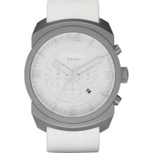 Diesel Gents Chronograph White Resin Strap DZ1450 Watch