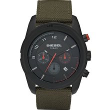 Diesel Green Textured Mens Watch DZ4189