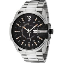 Diesel Men's Black Dial Stainless Steel