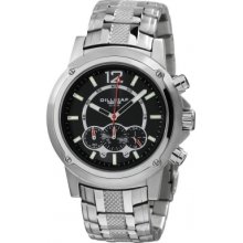 Dilligaf Ds2205-237 Mens Steel Black Dial Watch Â£129