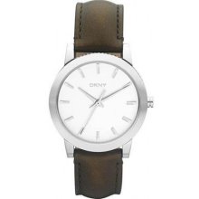 DKNY NY8320 Crystal Case Women's Leather Watch