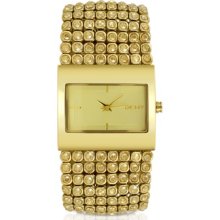 DKNY Women's NY4662 Gold Gold Tone Stainles-Steel Quartz Watch with