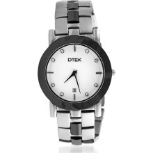 DTEK 008 Stainless Steel and Ceramic Ladies Watch