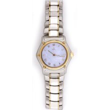 Ebel 1911 Ladies 2-Tone Watch Mother of Pearl Roman Dial