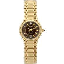 Elgin Women's Casual Brown Dial Watch