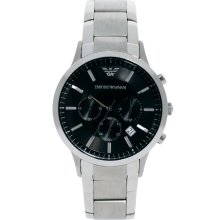 Emporio Armani AR2434 Chronograph Watch Silver