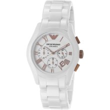 Emporio Armani White Ceramic Men's Watch AR1416