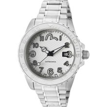 Evisu Watches Men's Yamate White Dial Stainless Steel Stainless Steel