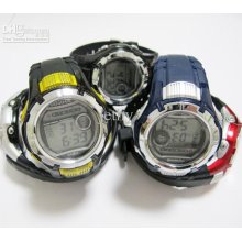 Fashion Anike B9127 50m Waterproof Round Lcd Electronic Sport Diving