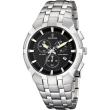 Festina Men's Chrono Watch F6812/4 With Steel Strap