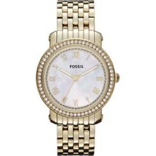 Fossil Emma Gold-Tone Ladies Watch ES3113