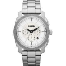 Fossil Gent's Silver Chronograph Bracelet FS4663 Watch