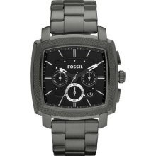 Fossil Machine Smoke Chronograph Mens Watch FS4719