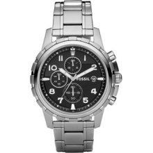 Fossil Mens Dean Stainless Steel Watch