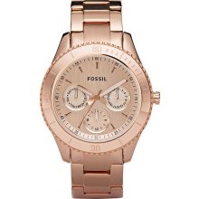 Fossil Rose Gold Stainless Steel Women's Watch ES2859