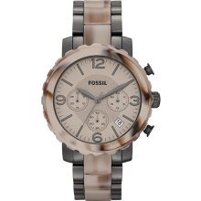 Fossil Women's Natalie Beige Dial Watch JR1383