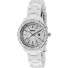 Fossil Women's White Dial Watch ES2544