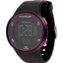 Freestyle Cadence Men's Workout Watch Black With Purple 101377