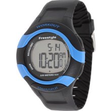 Freestyle Men's Workout 101182 Black Silicone Quartz Watch with D ...