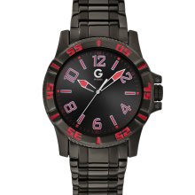 G by GUESS Black Watch With Red Accents