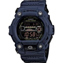 G-Shock 'Solar Atomic G Rescue' Watch, 50mm Navy