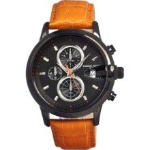 Giorgio Fedon 1919 Hawk Eye Men's Watch - Leather Black/Orange - Giorgio Fedon 1919 Watches