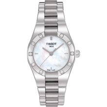 Glam Sport Women's Quartz Watch - Mother-of-Pearl Dial and Stainless Steel Bracelet