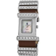 Golden Classic Women's Posh Palette Watch In Brown 5102_brown