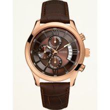 GUESS Roman Numeral Overlay Watch