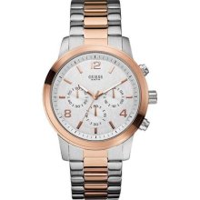 Guess Two-tone Chronograph Mens Watch U0123g2