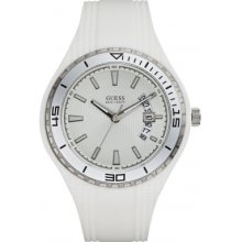 Guess W95143g3 Mens Fin White Watch Rrp Â£99