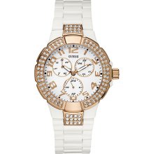 Guess White Plastic Women's Watch W14540L1