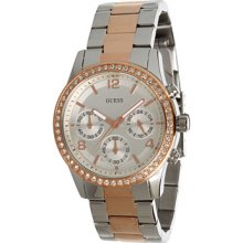 Guess Women's U0122L1 Two-Tone Stainless-Steel Quartz Watch with ...