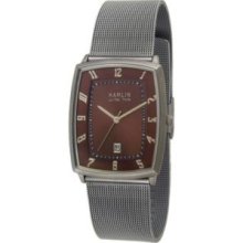 Hamlin Men's Brown Dial & Stainless Steel Bracelet Watch