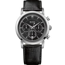 Hugo Boss 1512780 Men's Watch Black Leather