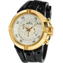 Invicta 0843 Force Collection Contender Gold Tone Chronograph White Di