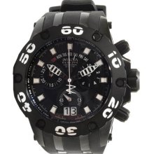 Invicta 12347 Men's Watch Reserve Chronograph Rubber Bracelet Black Tone Dial