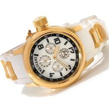 Invicta Ladies Russian Diver Quartz Multifunction Stainless Steel Case Poly Stra