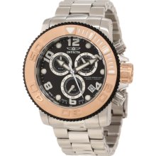 Invicta Men's 12533 Sea Hunter Swiss Chronograph 18k Rose Gold 50mm Bl